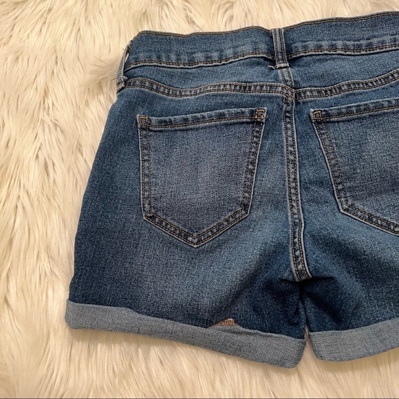Old Navy Skinny Midi Denim Short Medium Wash - Picture 6 of 9